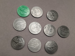 Pokemon Coins TCG Official Lot of 10 - NO DUPLICATES - Image 4