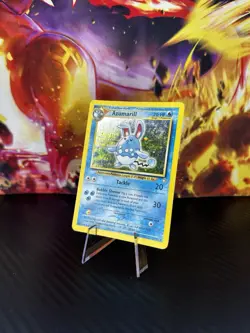 Azumarill - 2/111 Neo Genesis Unlimited Holo Rare -SWIRL - Pokemon TCG - LP - Image 3