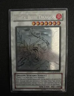 Black Rose Dragon (Ghost Rare) CSOC-EN039 Crossroads of Chaos Unlimited - Image 1