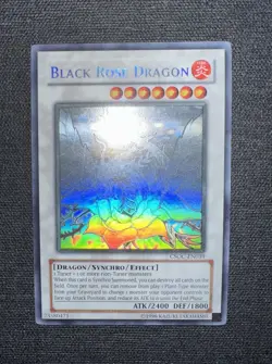 Black Rose Dragon (Ghost Rare) CSOC-EN039 Crossroads of Chaos Unlimited - Image 2