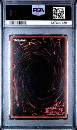 2002 YU-GI-OH! STARTER DECK: YUGI 1ST ED #006 DARK MAGICIAN PSA 1 - Image 2