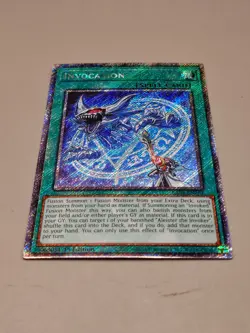 Invocation Yugioh RA04-EN281 Platinum Secret Rare PSR NM - Image 1
