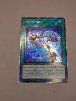 Invocation Yugioh RA04-EN281 Platinum Secret Rare PSR NM - Image 2