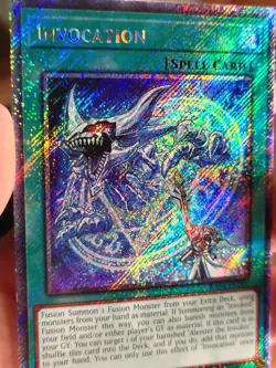 Invocation Yugioh RA04-EN281 Platinum Secret Rare PSR NM - Image 3