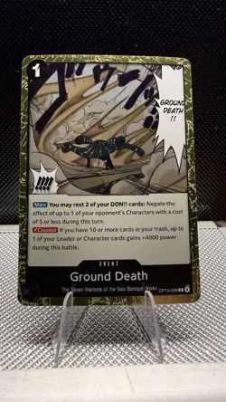 One Piece TCG Ground Death OP14-096 Foil The Azure Sea’s Seven NM - Image 1