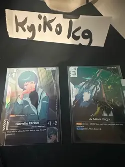Kamille Bidan & A New Sign Promo - Newtype Challenge - Gundam Card Game English - Image 1