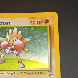 Hitmonchan 8/130 - Holo Rare - BASE SET 2 - VINTAGE WOTC POKEMON CARD - LP/MP - Image 3