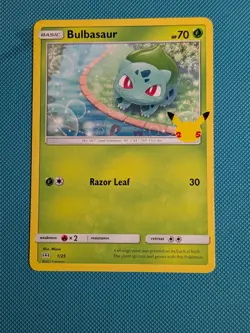 Bulbasaur 1/25 Non-Holo McDonalds 25th Anniversary Promo Pokemon TCG NM/Mint - Image 1