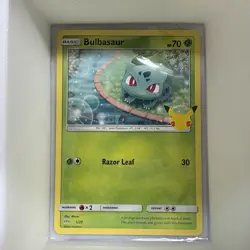 Bulbasaur Non-Holo - 1/25 McDonalds Promo - 2021 - 25th Anniversary - Pokemon - Image 1