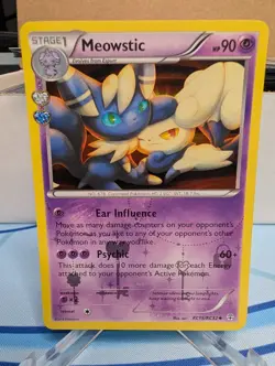 Meowstic Holo RC15/RC32 Pokemon Generations: Radiant Collection LP Pokemon Card - Image 1