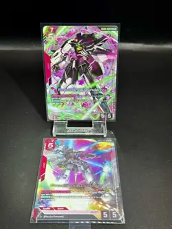 Providence Gundam GD03-033 LR+ - Alt Art - Steel Requiem - Gundam TCG Extra Card - Image 2