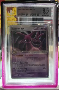 Pokemon TCG Espeon EX Unseen Forces Holo Card 102/115 BGS 8.5 Pop 31 - Image 1