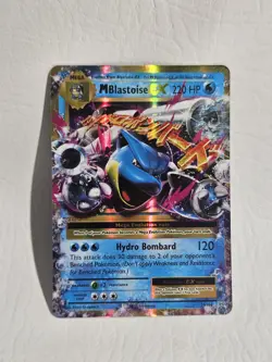 2016 Pokemon Evolutions M Blastoise EX 22/108 Evolutions Holo NM/M Card Clean - Image 1