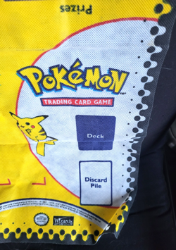 1999 Pokemon Trading Card Game Battle Play Mat PlayMat Wizards VINTAGE Used - Image 2