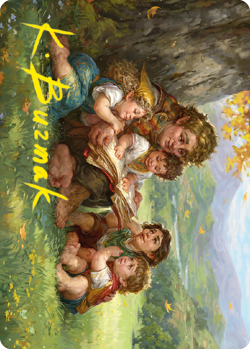 Samwise Gamgee Art Card (19/81) (Gold-Stamped Signature) [The Lord of the Rings - Image 1