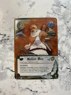 NARUTO CCG TCG Killer Bee 1237 Promo Foil Card Eight Tails Da Eighth - Image 1
