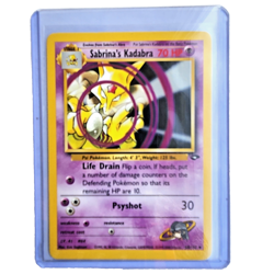Sabrina's Kadabra 58/132 Pokemon TCG Gym Challenge NM Vintage 2000 Card - Image 1