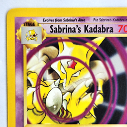 Sabrina's Kadabra 58/132 Pokemon TCG Gym Challenge NM Vintage 2000 Card - Image 3