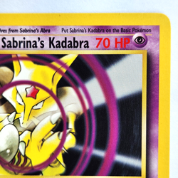 Sabrina's Kadabra 58/132 Pokemon TCG Gym Challenge NM Vintage 2000 Card - Image 4