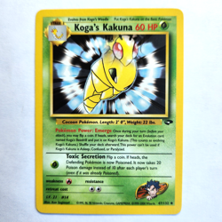 Koga's Kakuna 47/132 Pokemon TCG Gym Challenge NM Vintage 2000 Card - Image 2