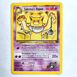 Sabrina's Hypno 56/132 Pokemon TCG Gym Challenge Vintage 2000 Card - Image 2