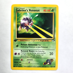 Sabrina’s Venonat 96/132 Pokemon TCG 1st Edition Gym Heroes NM Vintage 2000 Card - Image 2