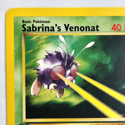 Sabrina’s Venonat 96/132 Pokemon TCG 1st Edition Gym Heroes NM Vintage 2000 Card - Image 3