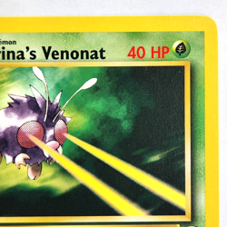 Sabrina’s Venonat 96/132 Pokemon TCG 1st Edition Gym Heroes NM Vintage 2000 Card - Image 4