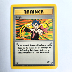 Koga 106/132 Pokemon TCG Gym Challenge NM Vintage 2000 Card - Image 2