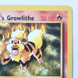 Blaine's Growlithe 035/132 Pokemon TCG 1st Edition Gym Heroes Vintage 2000 Card - Image 4