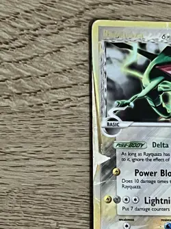 TCG Rayquaza Delta Species 13/113 Reverse Holo Rare Pokemon Card - Image 3