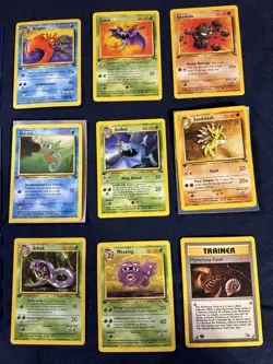 Pokemon Tcg 1st Edition Fossil Card Lot Horsea Arbok Weezing Sandslash - Image 4