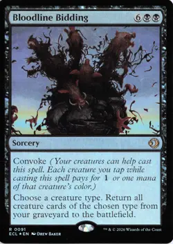 Bloodline Bidding, 91, ECL, Foil - Image 1