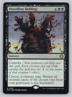 Bloodline Bidding Foil R Lorwyn Eclipsed 91 NM - Image 1