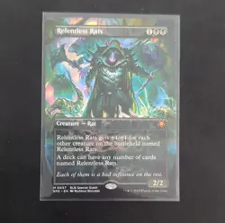 Wizards Magic: The Gathering Relentless Rats BLB Special Guest Holo 0057 2024 - Image 1