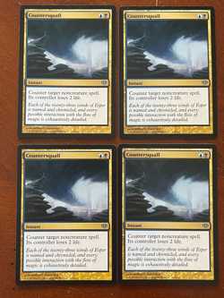 4 x MTG Magic the Gathering Conflux Countersquall NM Playset - Image 1