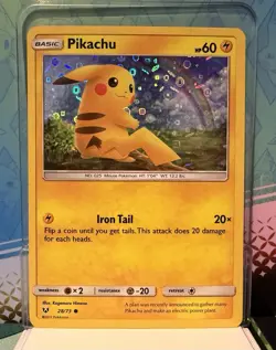 Pokemon Pikachu Holo Sun & Moon Promo (General Mills) 028/073 - Image 1