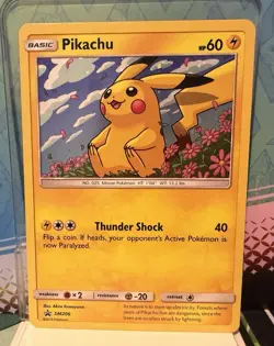 Pokemon Pikachu Cosmos Holo Promo SM206 SM Set English TCG Card - Image 1