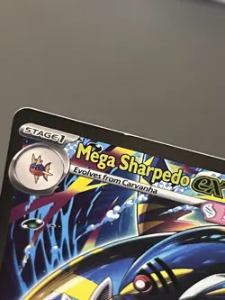 Pokemon Mega Evolution Phantasmal Flames Mega Sharpedo Ex 127/094 - Image 3