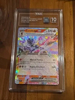 Pokemon Ceruledge ex 036/191 Surging Sparks Double Rare Holo TAG GEM MINT 10 - Image 1