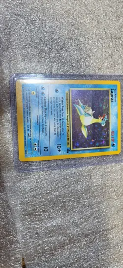 Lapras - 10/62 - Pokemon TCG - Fossil Unlimited - Rare - Holo Vintage WOTC - Image 1