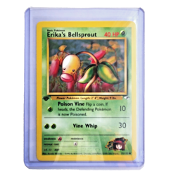 Erika's Bellsprout 75/133 Pokemon TCG 1st Edition Gym Heroes NM Vintage 2000 - Image 1
