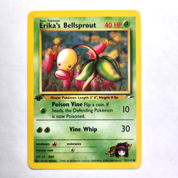 Erika's Bellsprout 75/133 Pokemon TCG 1st Edition Gym Heroes NM Vintage 2000 - Image 2