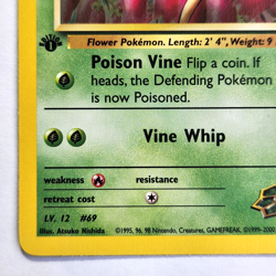 Erika's Bellsprout 75/133 Pokemon TCG 1st Edition Gym Heroes NM Vintage 2000 - Image 5