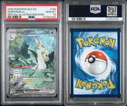 Pokemon TCG Serperior EX Sir 164/086 Black Bolt PSA 10 - Image 1
