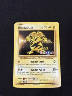 Pokemon TCG Electabuzz Promo Toys R Us 41/108 Holo - Image 1
