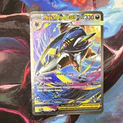 Pokemon Mega Sharpedo EX 227/094 SM Promo Full Art Rare Holo Stage 1 330 HP - Image 1