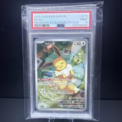 Eevee - 173 (Pokemon Center Exclusive) 173 Sv: S & V Promo Cards Holo PSA 9 - Image 1