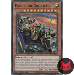 Yugioh Eldlich the Golden Lord RA01-EN019 Super Rare 1st Edition NM - Image 1