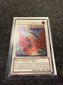 YUGIOH Black Rose Dragon CSOC-EN039 Ultimate Rare - Image 1